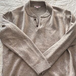 Joe Fresh Men's Light Brown Crewneck Sweater